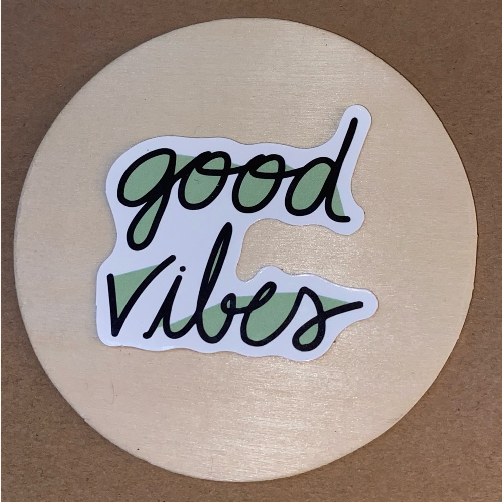 🌈20/$5🌈 Good Vibes Sticker